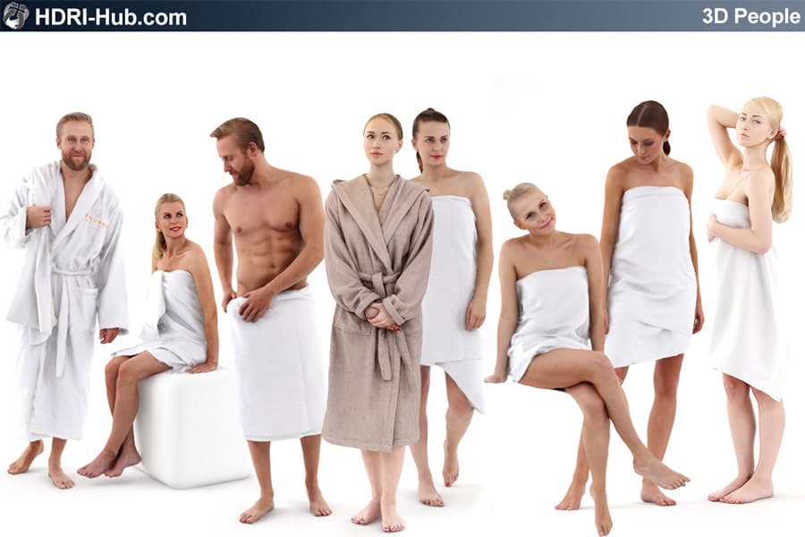 3D People Spa 01 - Gallery 1