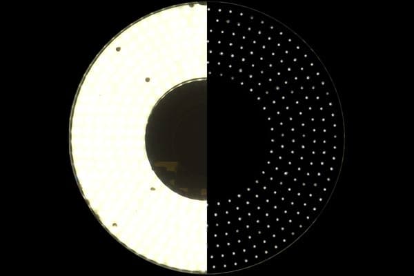 LED ring light texture