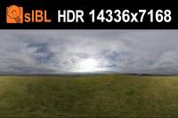 HDR 136 Hill Top with Cloudy Sky