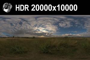 HDR 148 Cloudy Evening Sky 20k