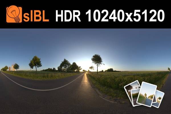 HDR 025 Road in Field 1 Plates