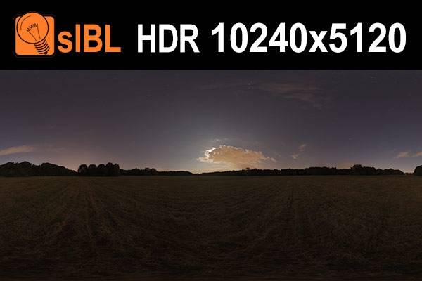 HDR 130 Night Moon Sky