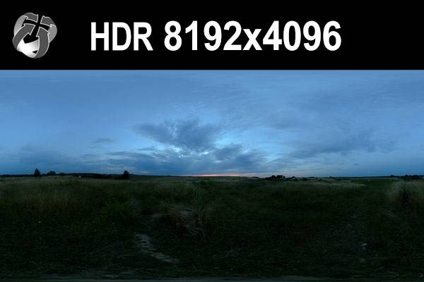 HDR 159 Blue Evening Sky