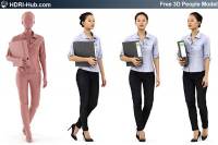 Free Business 3D People - Mei