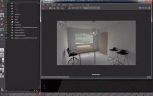 Maya V-Ray - Fly-through Animations with Indirect Illumination