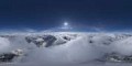 HDRI Dome: loc00184-23 Above the Clouds - HDRI dome over clouds for visualizations and airplane renderings.